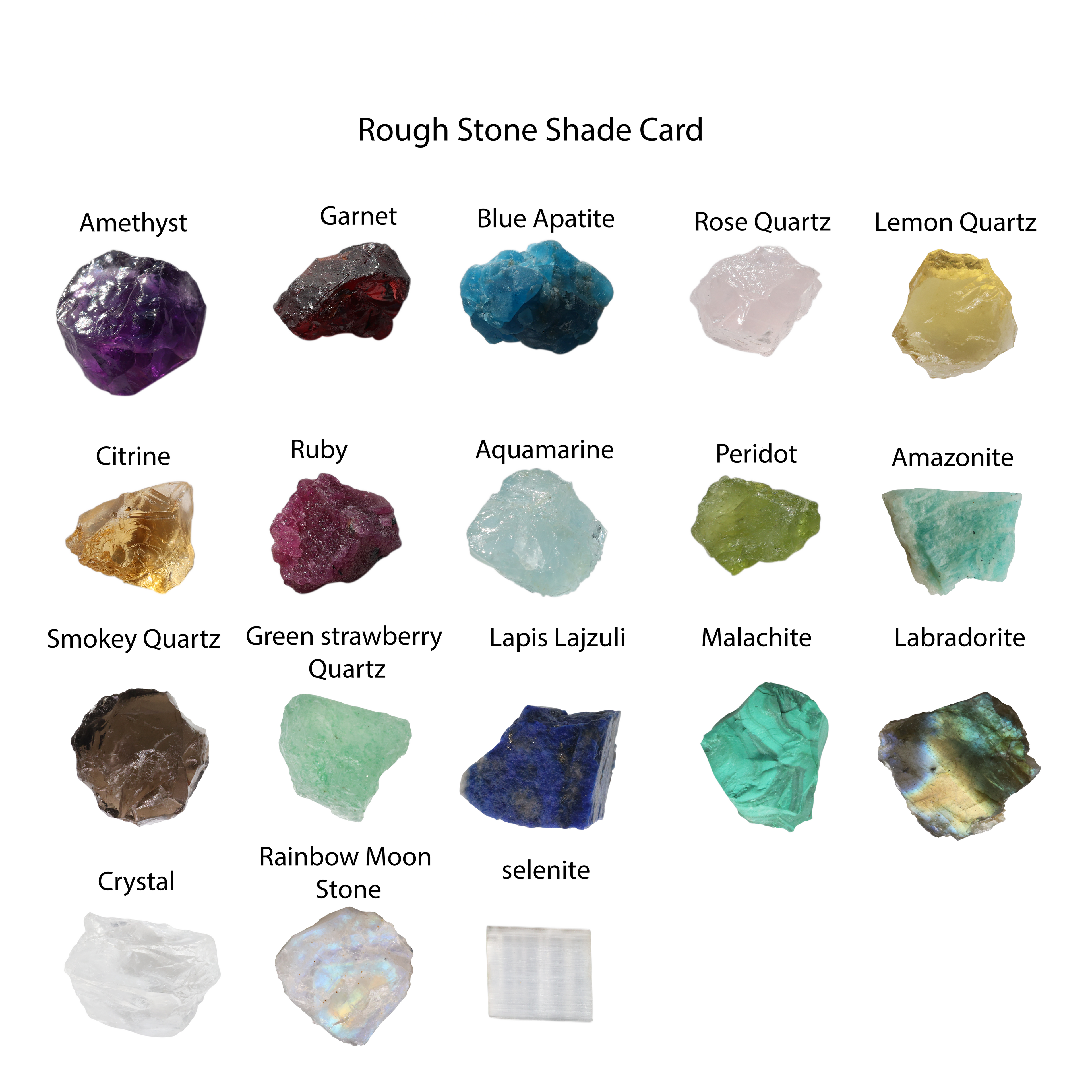 Ring Raw Crystal April Birthstone 25 - 35 mm Adjustable Band