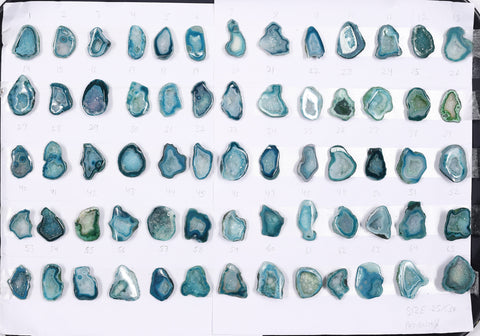 Geode Stones ( Pendant ) by Selection 25 - 30 mm Green For Making Jewelry My Store