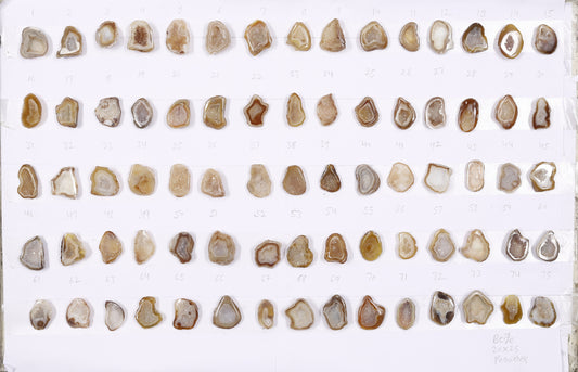 Geode Stones  ( Pendant ) by Selection 20 - 25 mm Beige For Making Pendant Jewelry