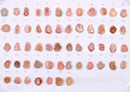 Geode Stones (Pendant) by Selection 20-25 mm Orange For Making Pendant Jewelry