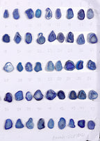 Geode Stones (Pendant) by Selection 15-20 mm Blue For Making Pendant Jewelry