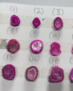Geode Rings stone by Selection  10-20mm Pink For Rings Making