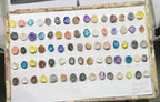 Geode Rings stone by Selection  20-25mm Mix Color For Rings  Bracelet Making