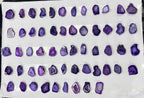 Geode Stones (Pendant) by Selection 20-25 mm Purple For Making Pendant Jewelry