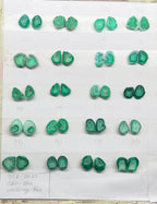 Geode Pairs (Earring) by Selection 20-25 mm Green Color