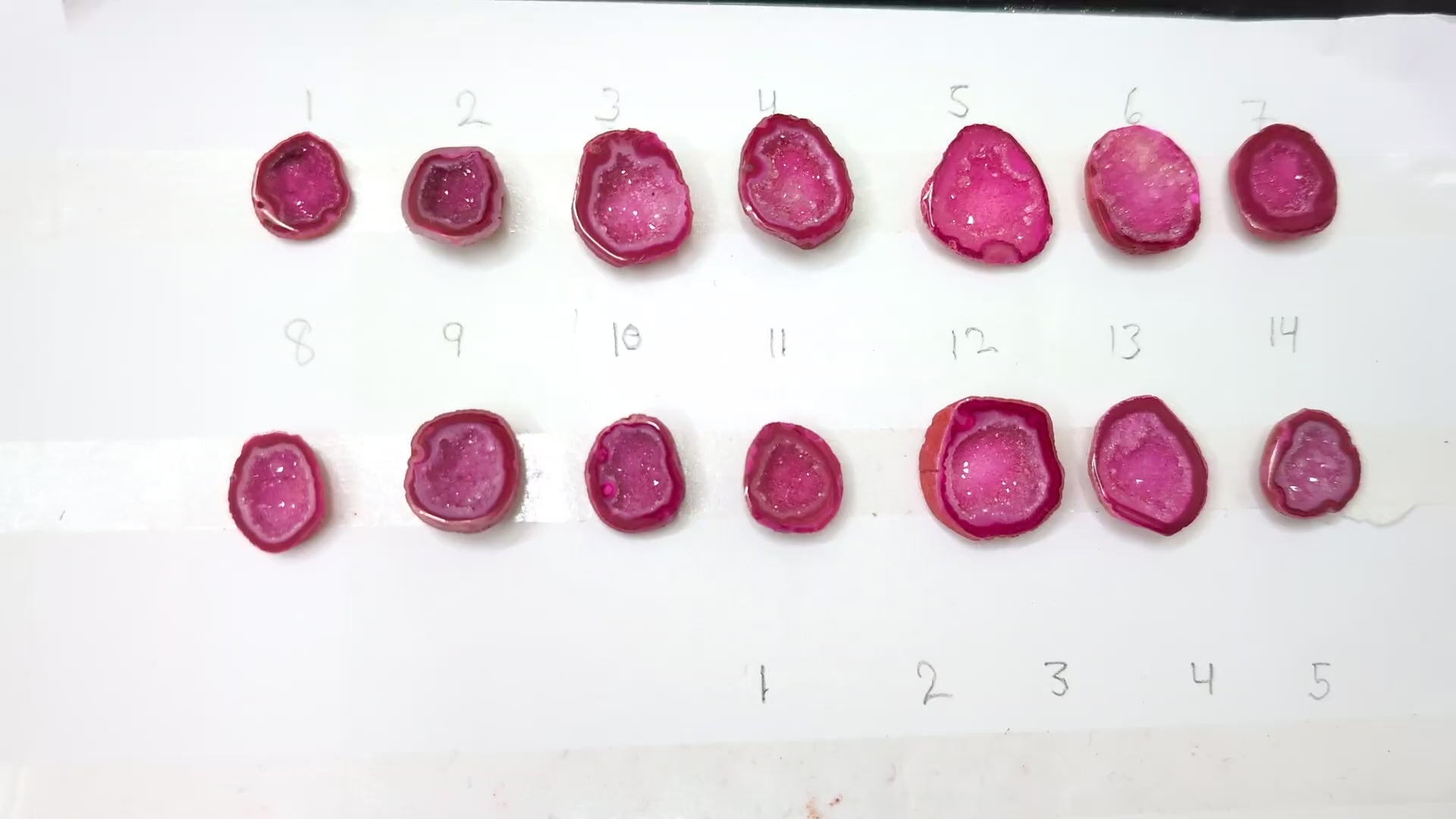 10–20mm Natural Pink Geode Crystals – Handpicked Geode Stones for Jewelry ( Ring )Making | Get Exact Piece Shown in the Picture