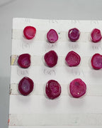 Geode Rings stone by Selection 10-20mm Red For Making Rings