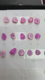 Geode stone by Selection  10-20 mm Light Pink Color geodes