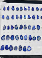 Geode Stones (Pendant) by Selection 20-25 mm Blue For Making Pendant Jewelry