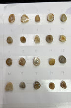 Geode Rings stone by Selection  10-20 mm Light Beige Color For Rings