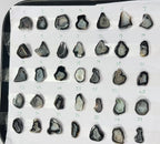 Geode Stones (Pendant) by Selection 25-30 mm Black For Making Pendant Jewelry