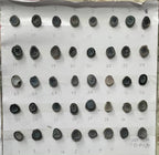 Black Agate Geode Druzy Stone (10–15 mm) – Premium Natural Gemstone for Rings