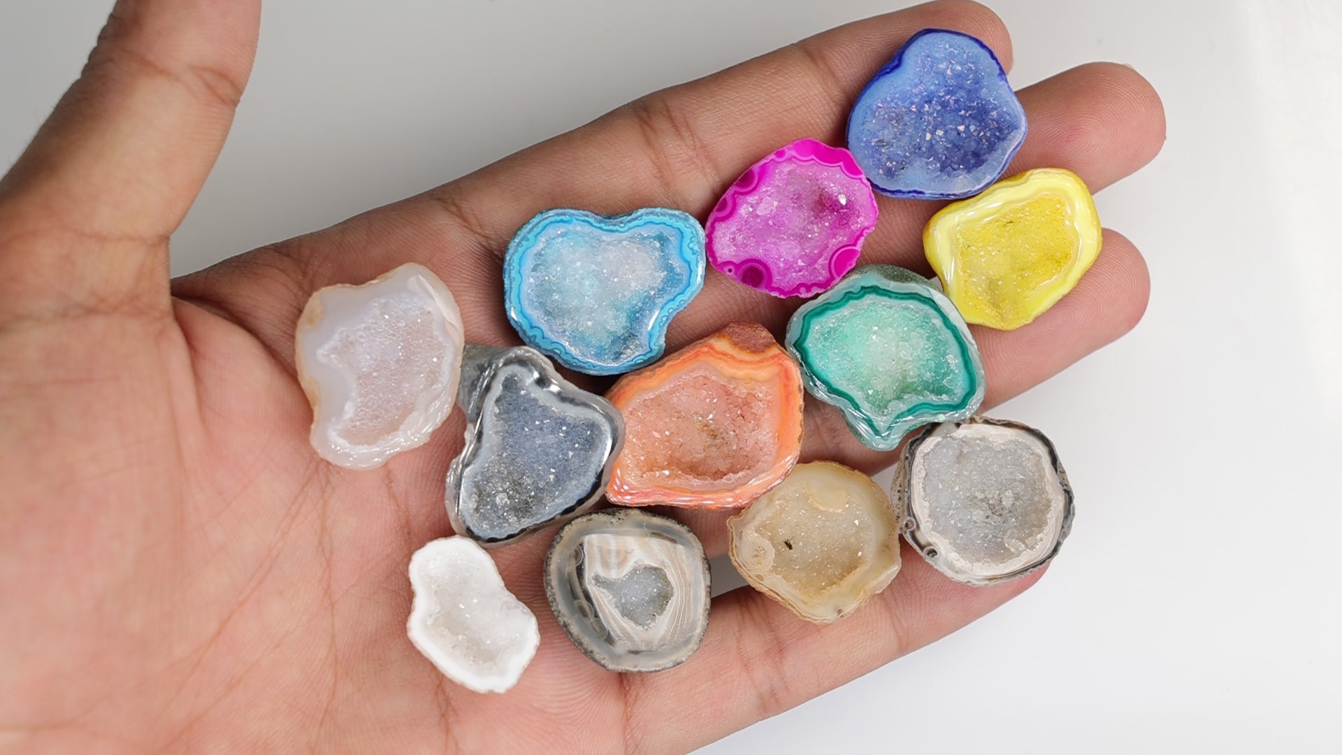 Geode druzy stone***You can Order Exact Piece as in Photos***