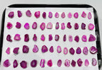 Geode Stones (Pendant) by Selection 25-30 mm Pink For Making Pendant Jewelry