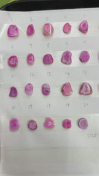 Geode stone by Selection  10-20 mm Light Pink Color geodes