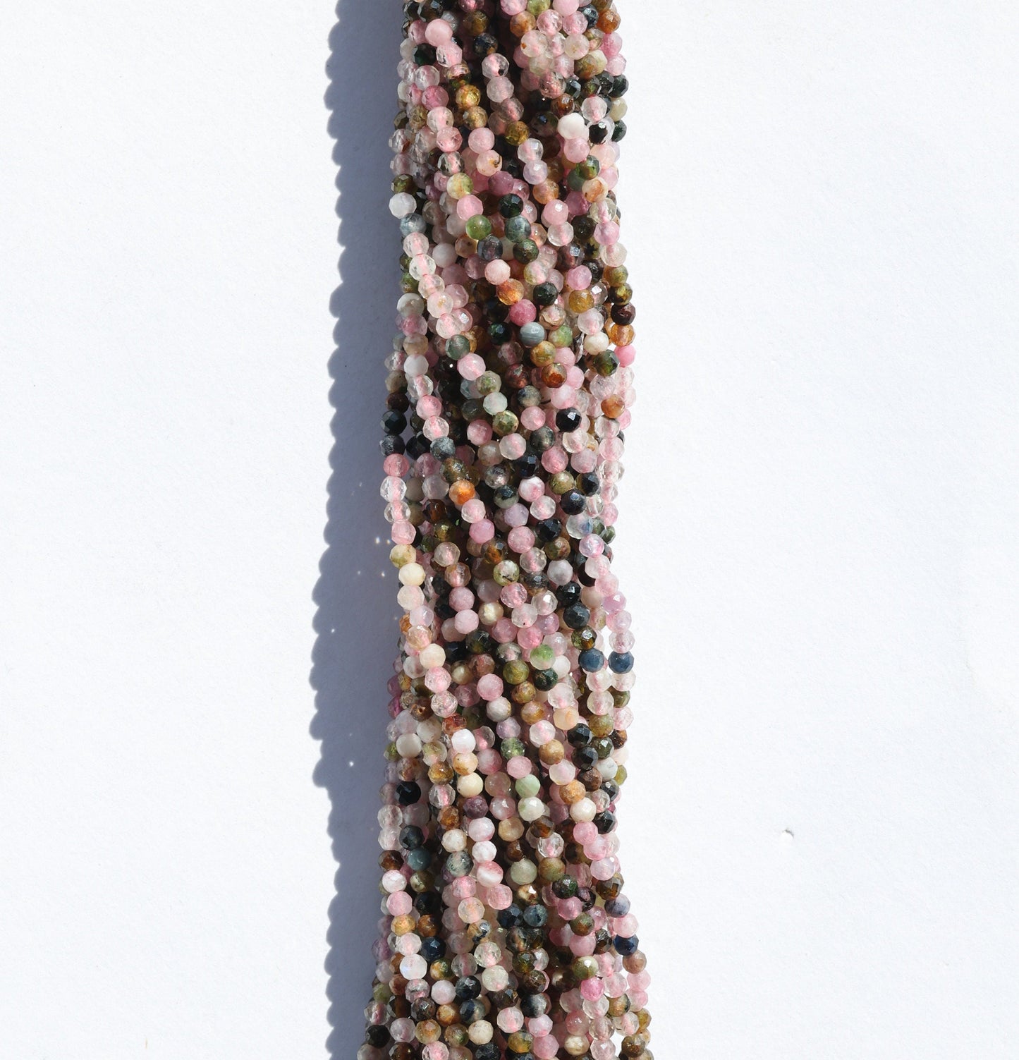 1 Line Natural Gemstone Beads 2 - 2.5 mm - Meena Design