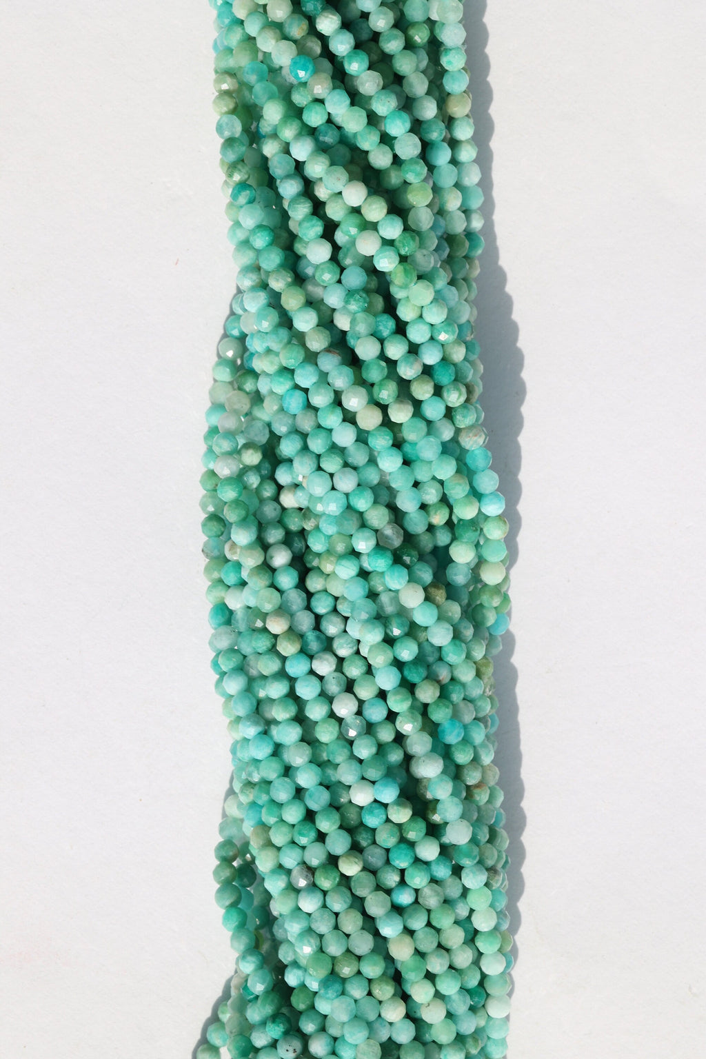 1 Line Natural Gemstone Beads Faceted 2.5 MM, Jewelry Making Supplies - Meena Design