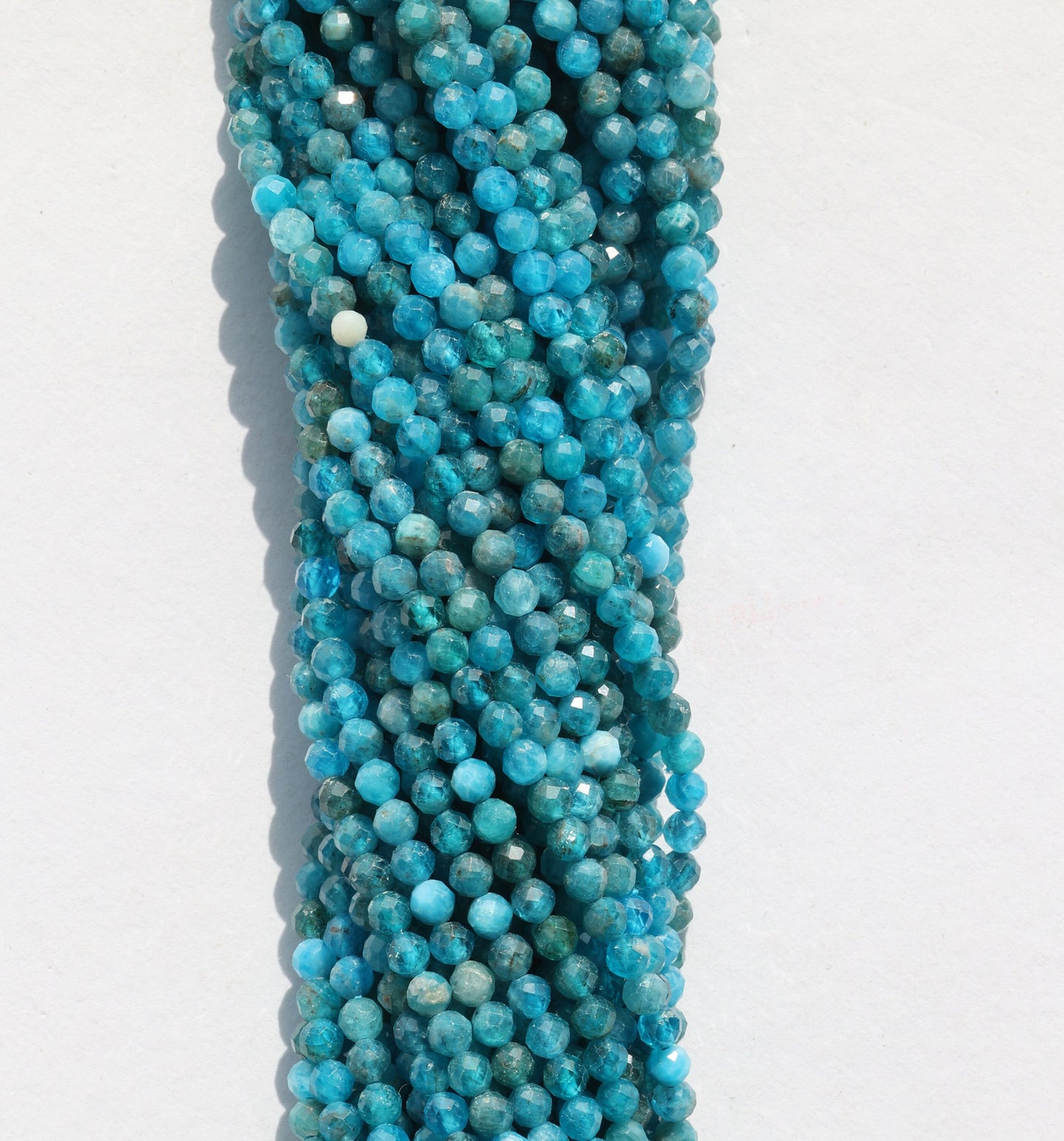 1 Line Natural Gemstone Beads Faceted 2.5 MM, Jewelry Making Supplies - Meena Design