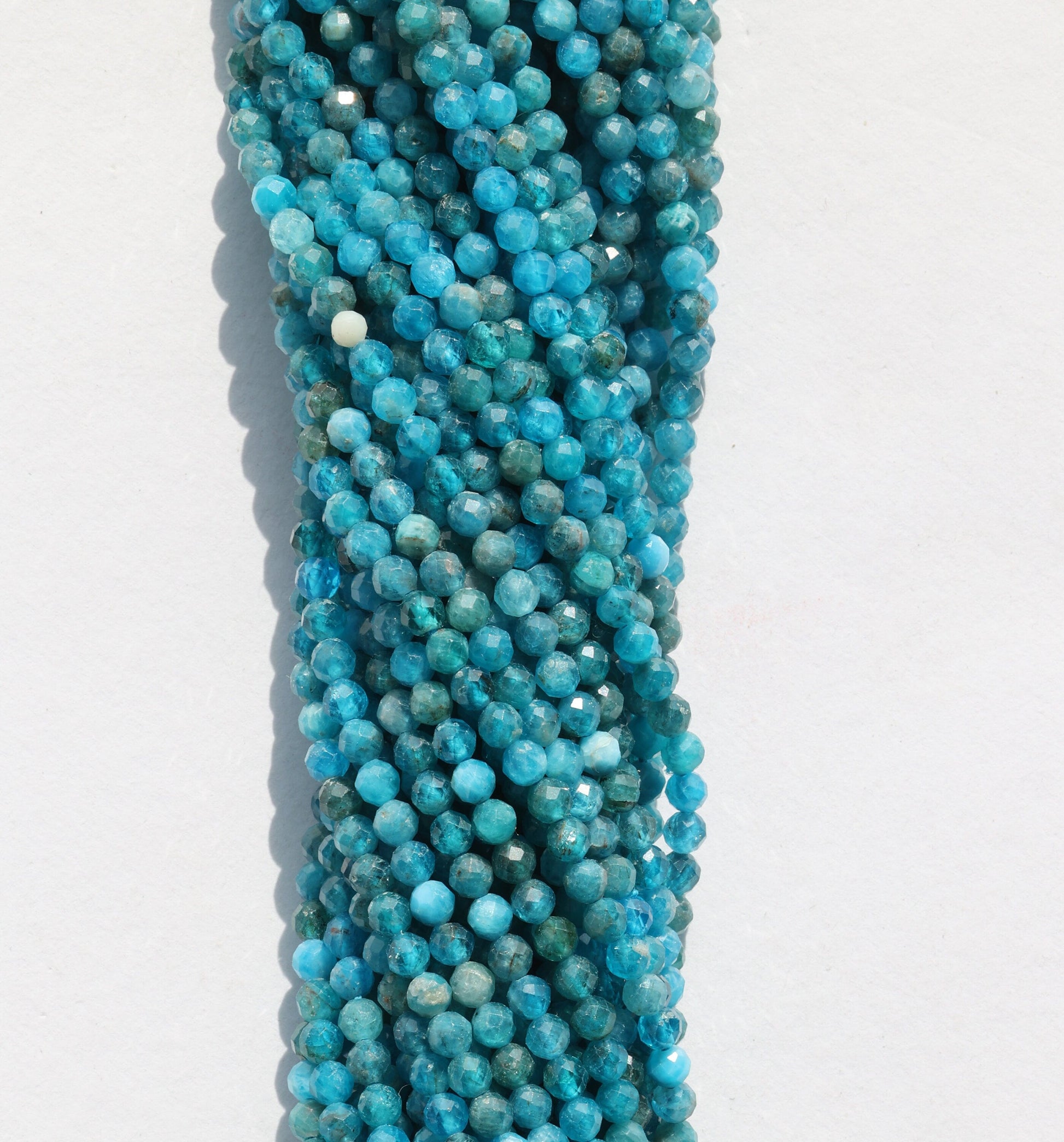 1 Line Natural Gemstone Beads Faceted 2.5 MM, Jewelry Making Supplies - Meena Design