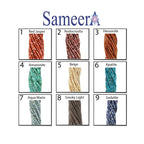 1 Line Natural Gemstone Beads Faceted 2.5 MM, Jewelry Making Supplies - Meena Design