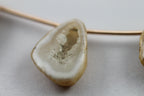 1 Strand 15 - 30 mm long agate druzy slice beads natural agate gemstones geode sliced bead - Meena Design