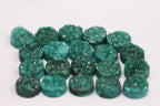 10 mm, Round Natural Druzy, Gem Stone, Rough stones, stone supplies, gemstone pairs - Meena Design