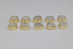 8 MM Natural Quartz Druzy Gem Stone Circle Edged - Meena Design
