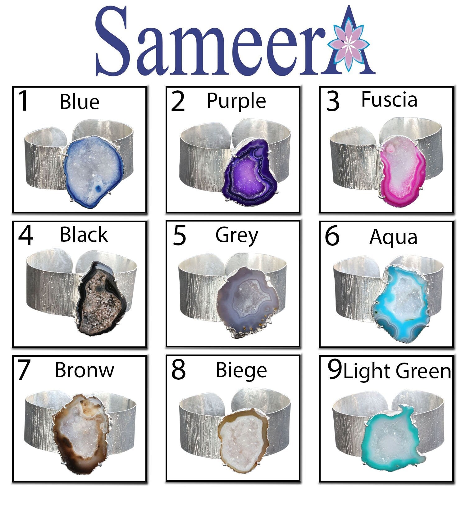 Anokha Air Geode Cuff - Meena Design