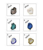 Anokha Large Geode Statement Rings, 30 - 40 MM, Unlimited Sparkle in Life !! - Meena Design