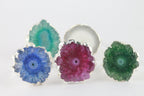 Beautiful Solar Quartz Handmade Ring, Unique Gift Idea for Her, Elegant Solar Quartz Flower Ring, Gifts For Her, Free Shipping, 25-30 mm - Meena Design