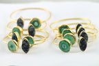 Bracelets Natural Solar Quartz And Druzy - Meena Design