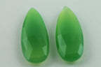 Chalcedony calibrated Faceted Stones Pairs - Meena Design