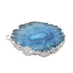 Connector, Natural Gemstone, Pendants Solar Quartz, Solar Quartz, Stalactite, Quartz, Flower Druzy, DIY necklaces, DIY Bracelets, 35-40 MM - Meena Design
