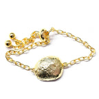 Geode Chain Bracelets Adjustable Handmade - Meena Design