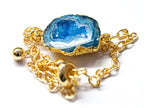 Geode Chain Bracelets Adjustable Handmade - Meena Design