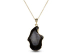 Geode Connectors * Geode Halves * Natural Gemstone * Agate * Tobasco * Geode * 24K Gold * Druzy * Pendant Geodes * Charms Geodes * 50-60 MM - Meena Design