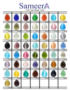 Lapis, Ohrstecker, Cabochon-Ohrringe, Edelstein-Ohrstecker, mimalistische Ohrstecker, goldene Edelstein-Ohrstecker, Lapislazuli