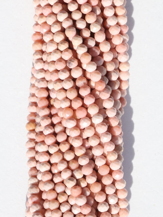 Lines Beads Pink Opal Size 2 MM - Meena Design