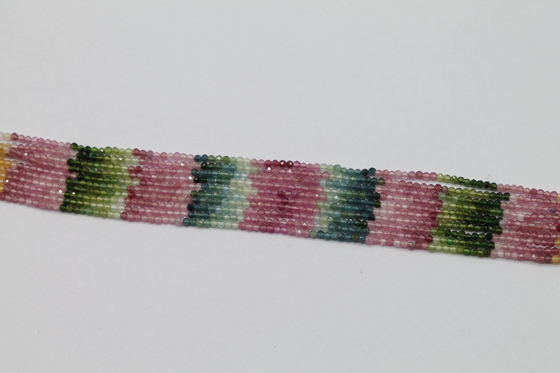 Lines Multi Tourmaline Beads Size 2 mm - Meena Design