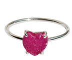 Minimalist Druzy Ring Silver 925 - Meena Design