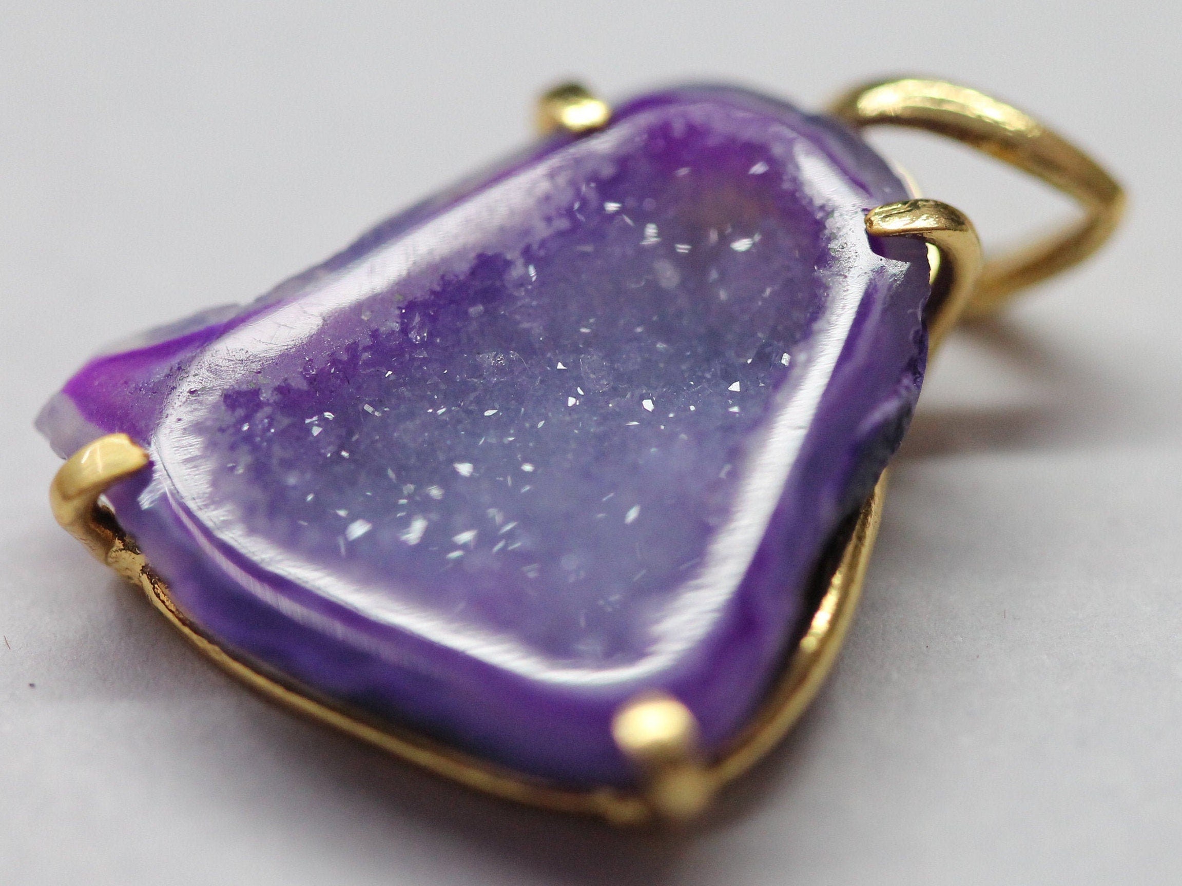 Pendants Agate Druzy Geode - Meena Design