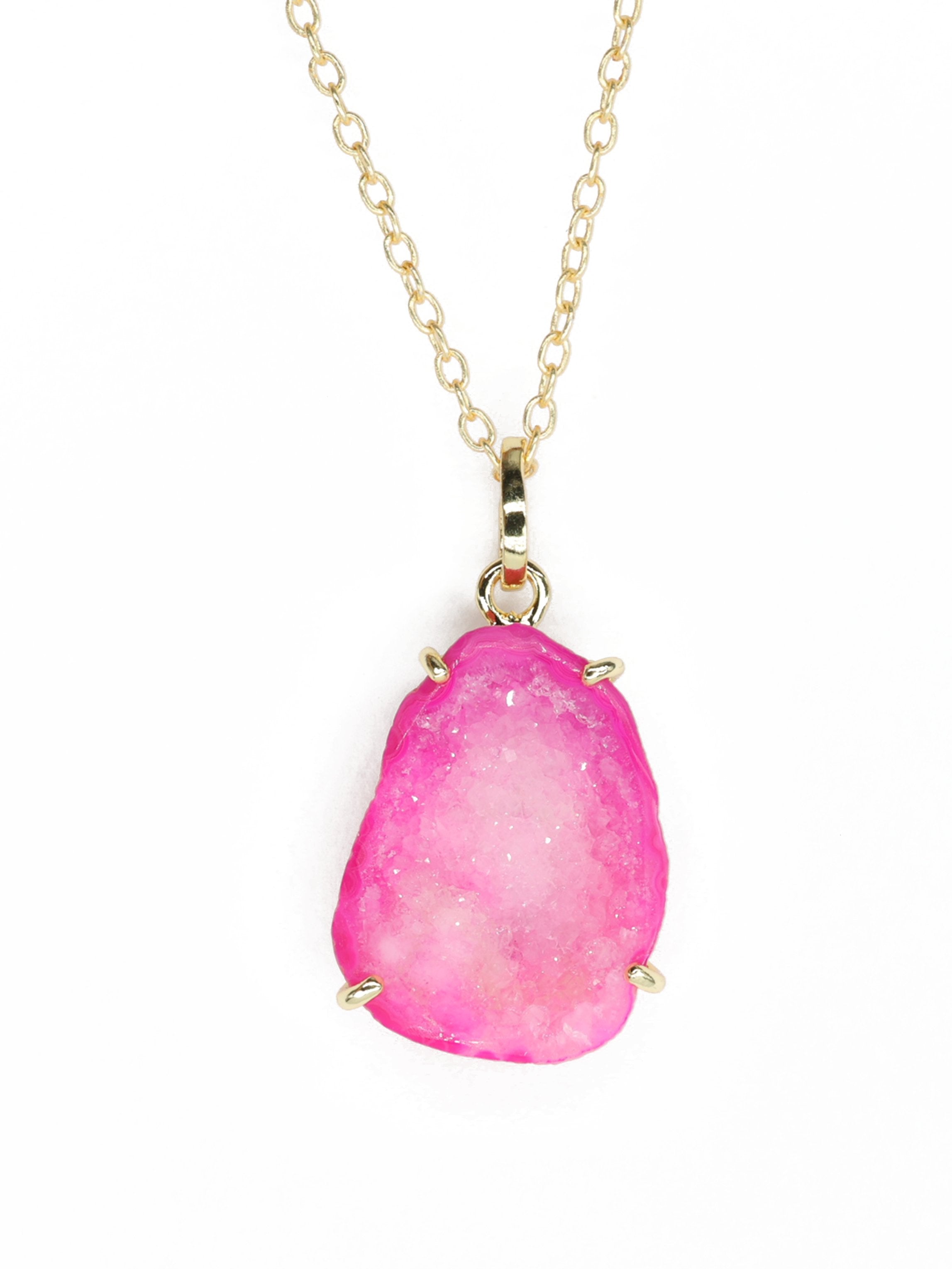Pendants Agate Druzy Geode - Meena Design