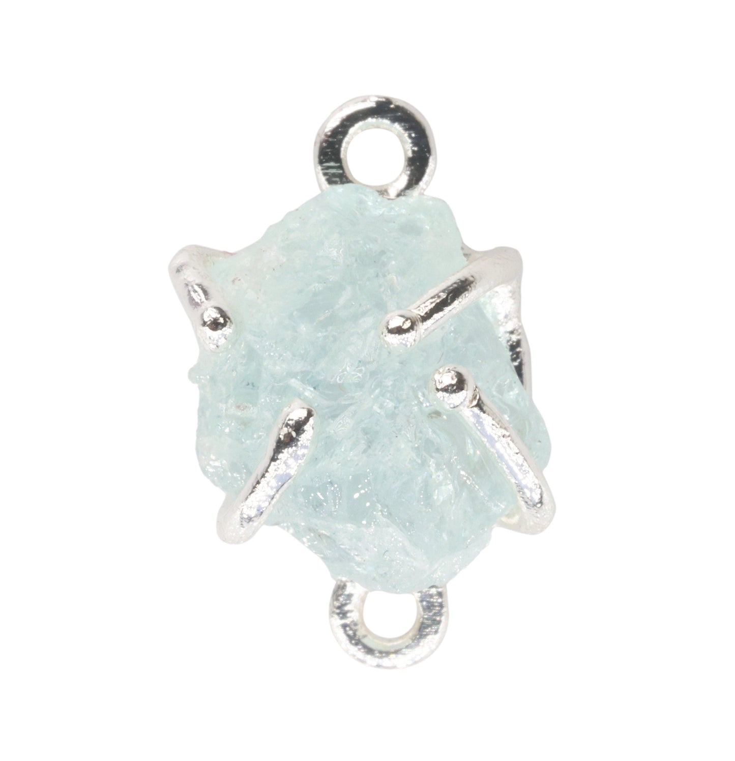 Raw Gem Stone charms Handmade, Amethyst, Garnet, Citrine, Lapis, Rose Quartz, lemon, Green Strawberry, Aquamarine, Iolite - Meena Design