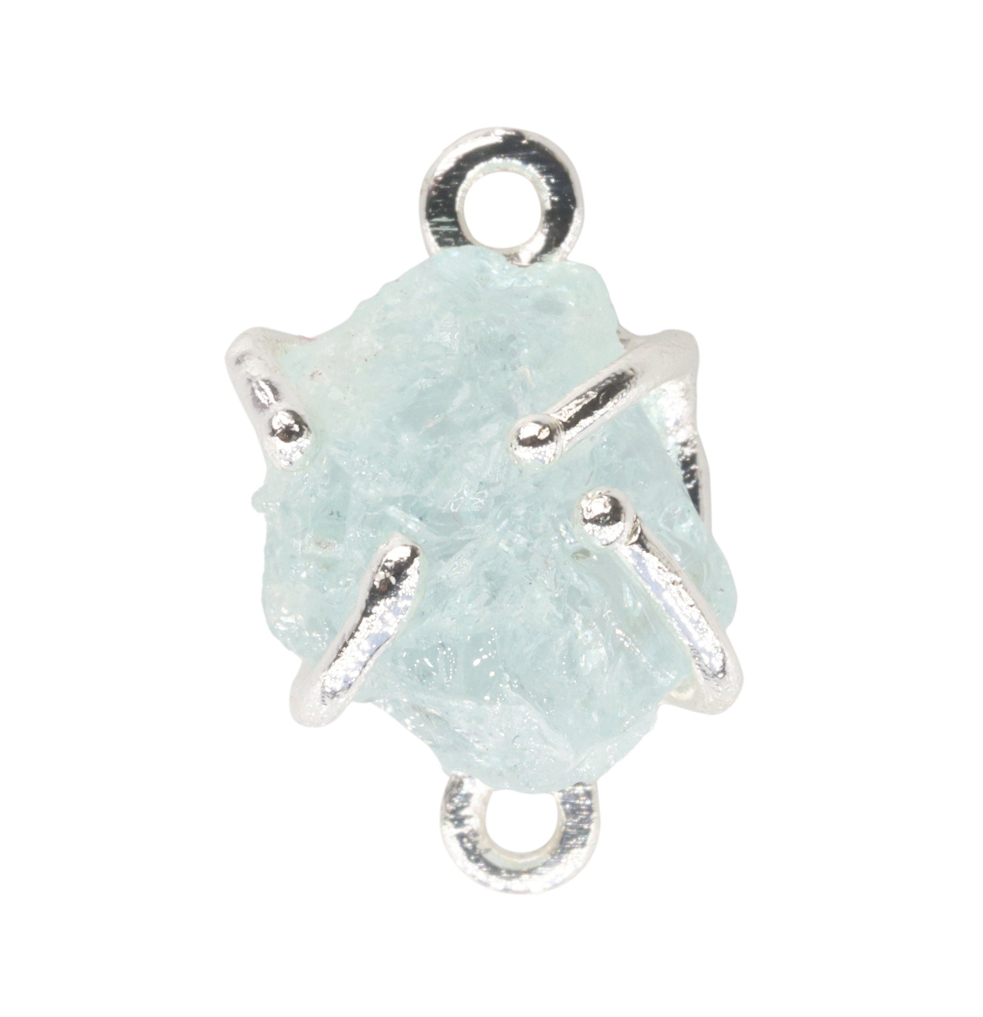 Raw Gem Stone charms Handmade, Amethyst, Garnet, Citrine, Lapis, Rose Quartz, lemon, Green Strawberry, Aquamarine, Iolite - Meena Design