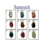Rings Cuff Agate - Meena Design