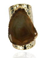 Rings Cuff Agate - Meena Design