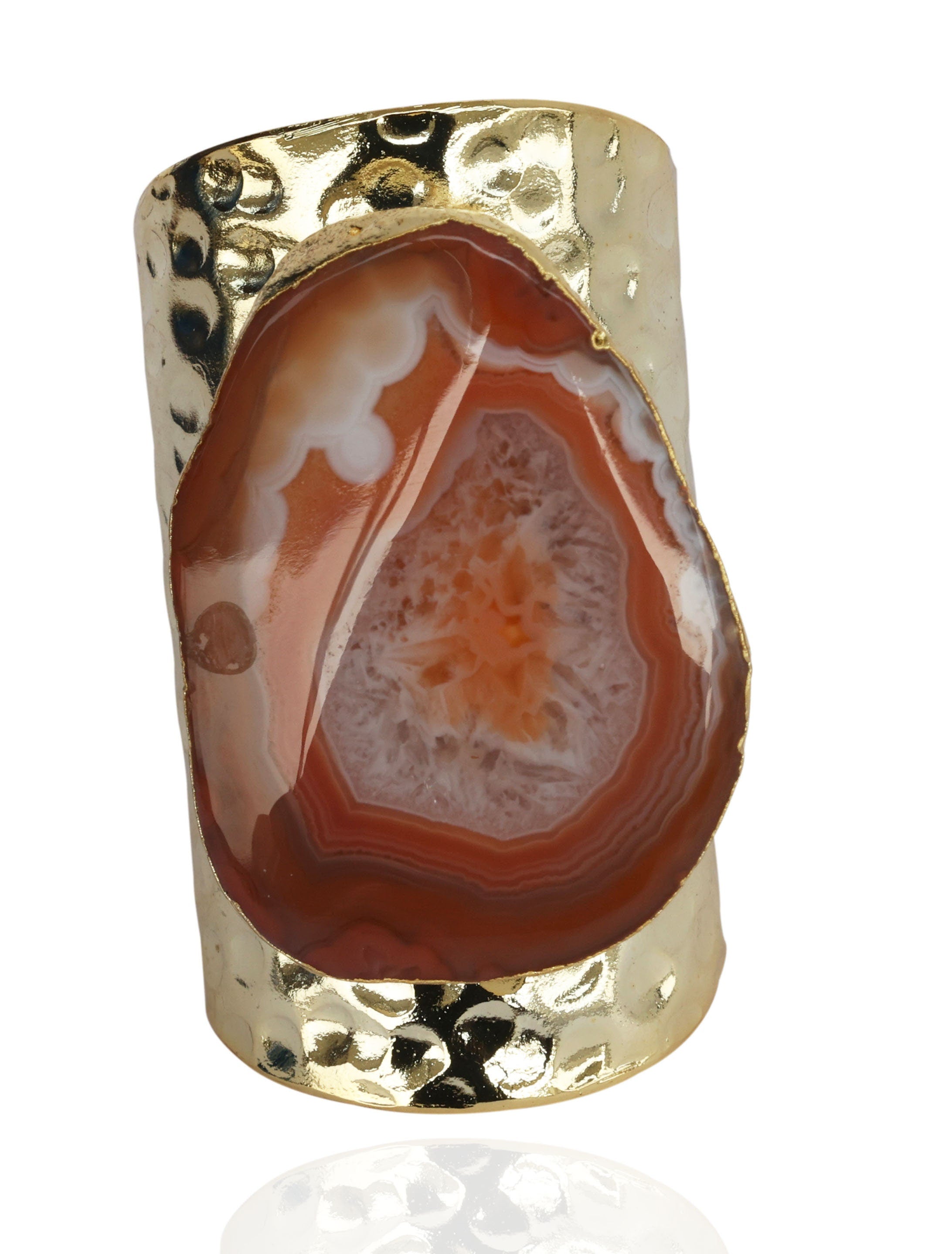 Rings Cuff Agate - Meena Design