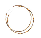 Silver Hoop Earring, Micro Faceted Natural Beads, beads earring, beads jewellery, handmade jewellery - Meena Design