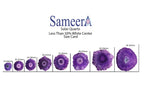 Solar Quartz Connector , Stalactite Slice - Meena Design